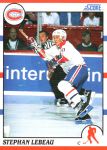 1990-91 Score #262 Stephan Lebeau RC