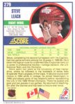 1990-91 Score #279 Stephen Leach