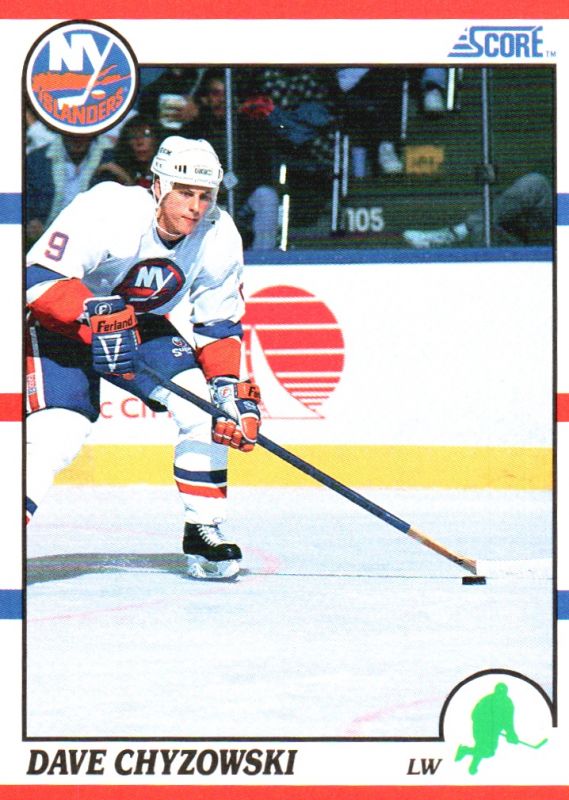 1990-91 Score #372 Dave Chyzowski RC