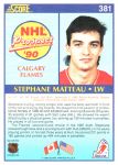 1990-91 Score #381 Stephane Matteau RC