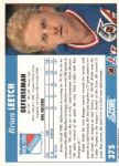 1992-93 Score #375 Brian Leetch