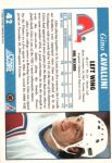 1992-93 Score #42 Gino Cavallini