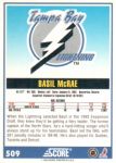 1992-93 Score #509 Basil McRae