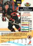 1993-94 Stadium Club #399 Dave Archibald Topps