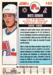 1992-93 Score Canadian #153 Mats Sundin