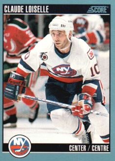 1992-93 Score Canadian #328 Claude Loiselle
