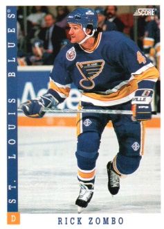 1993-94 Score #211 Rick Zombo