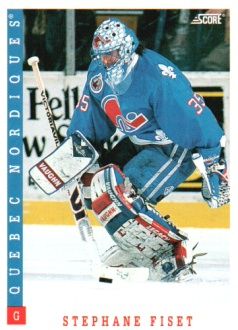 1993-94 Score #379 Stephane Fiset