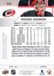 2021-22 Upper Deck #533 Frederik Andersen