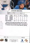 2021-22 Upper Deck #633 Logan Brown