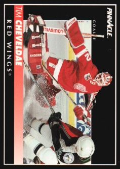 1992-93 Pinnacle #037 Tim Cheveldae Score