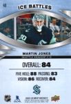 2023-24 Upper Deck MVP Ice Battles #48 Martin Jones