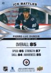2023-24 Upper Deck MVP Ice Battles #49 Pierre-Luc Dubois