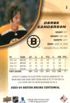 2023-24 Upper Deck Bruins Centennial #1 Derek Sanderson