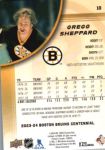 2023-24 Upper Deck Bruins Centennial #10 Gregg Sheppard
