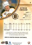 2023-24 Upper Deck Bruins Centennial #2 Steve Heinze