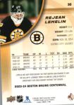 2023-24 Upper Deck Bruins Centennial #30 Rejean Lemelin