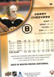 2023-24 Upper Deck Bruins Centennial #33 Gerry Cheevers
