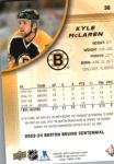 2023-24 Upper Deck Bruins Centennial #36 Kyle McLaren