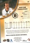 2023-24 Upper Deck Bruins Centennial #37 Wayne Cashman