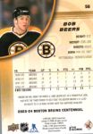 2023-24 Upper Deck Bruins Centennial #56 Bob Beers