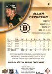 2023-24 Upper Deck Bruins Centennial #61 Allen Pedersen