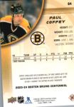 2023-24 Upper Deck Bruins Centennial #64 Paul Coffey
