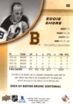 2023-24 Upper Deck Bruins Centennial #65 Eddie Shore