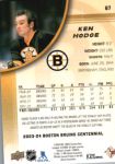 2023-24 Upper Deck Bruins Centennial #67 Ken Hodge