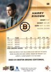 2023-24 Upper Deck Bruins Centennial #68 Harry Sinden