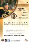 2023-24 Upper Deck Bruins Centennial #74 Brian Leetch