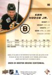 2023-24 Upper Deck Bruins Centennial #80 Ken Hodge Jr.