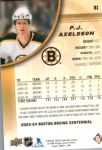 2023-24 Upper Deck Bruins Centennial #81 P.J. Axelsson
