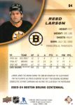 2023-24 Upper Deck Bruins Centennial #84 Reed Larson