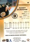 2023-24 Upper Deck Bruins Centennial #85 Randy Burridge