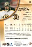 2023-24 Upper Deck Bruins Centennial #88 Andrew Raycroft