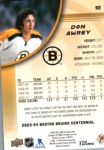 2023-24 Upper Deck Bruins Centennial #92 Don Awrey