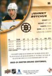2023-24 Upper Deck Bruins Centennial #95 Johnny Boychuk
