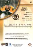 2023-24 Upper Deck Bruins Centennial #97 Rick Nash