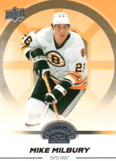2023-24 Upper Deck Bruins Centennial #98 Mike Milbury