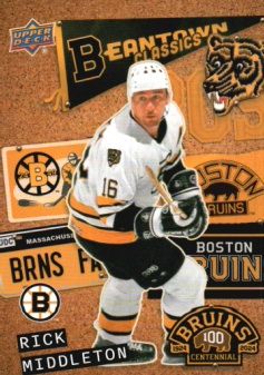 2023-24 Upper Deck Bruins Centennial Beantown Classics #BC7 Rick Middleton