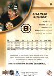 2023-24 Upper Deck Bruins Centennial Gold Spectrum #17 Charlie Simmer