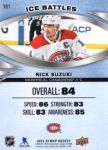 2023-24 Upper Deck MVP Ice Battles #161 Nick Suzuki