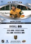 2023-24 Upper Deck MVP Ice Battles #167 Mark Stone