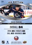 2023-24 Upper Deck MVP Ice Battles #204 Zach Parise SP