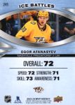 2023-24 Upper Deck MVP Ice Battles #245 Egor Afanasyev SP