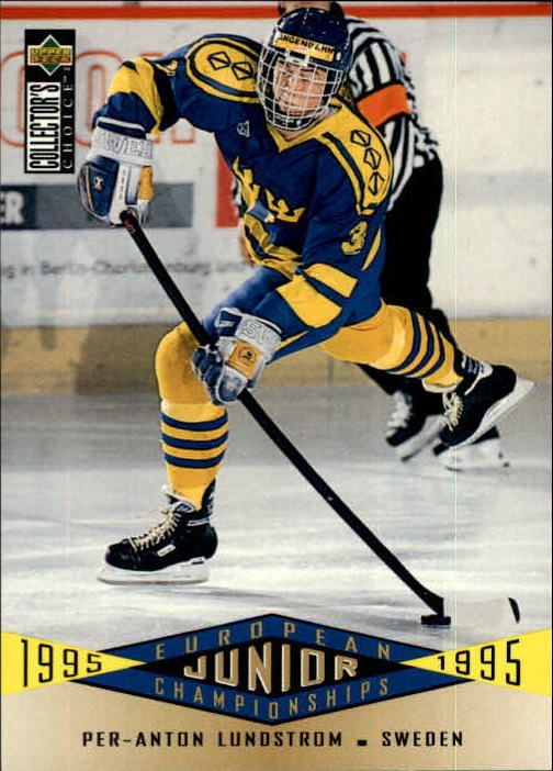 1995-96 Collector's Choice #346 Per Anton Lundstrom RC Upper Deck