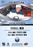 2023-24 Upper Deck MVP Ice Battles #210 Victor Olofsson SP