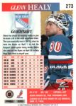 1995-96 Score Black Ice #273 Glenn Healy