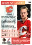1995-96 Score Black Ice #289 Michael Nylander